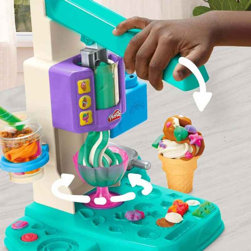 Hasbro Play-Doh Swirl Ice Cream Machine Playset G0028