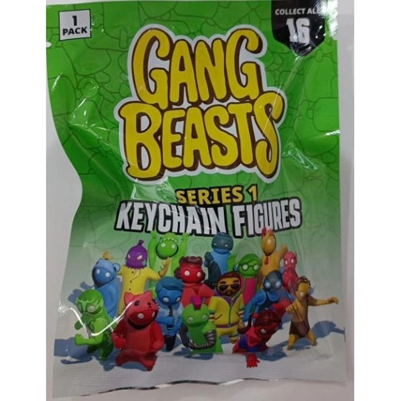 P.M.I. Gang Beasts Figural Keychains - 1 Pack (S1) GB8004