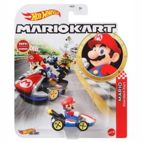 Mattel Hot Wheels Super Mario Kart Αυτοκινητάκι Standard Kart Mario