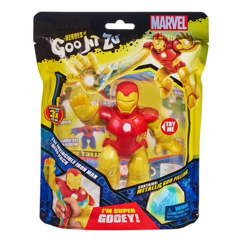 Giochi Preziosi Goo Jit Zu  Marvel Single Pack S5 Iron-Man