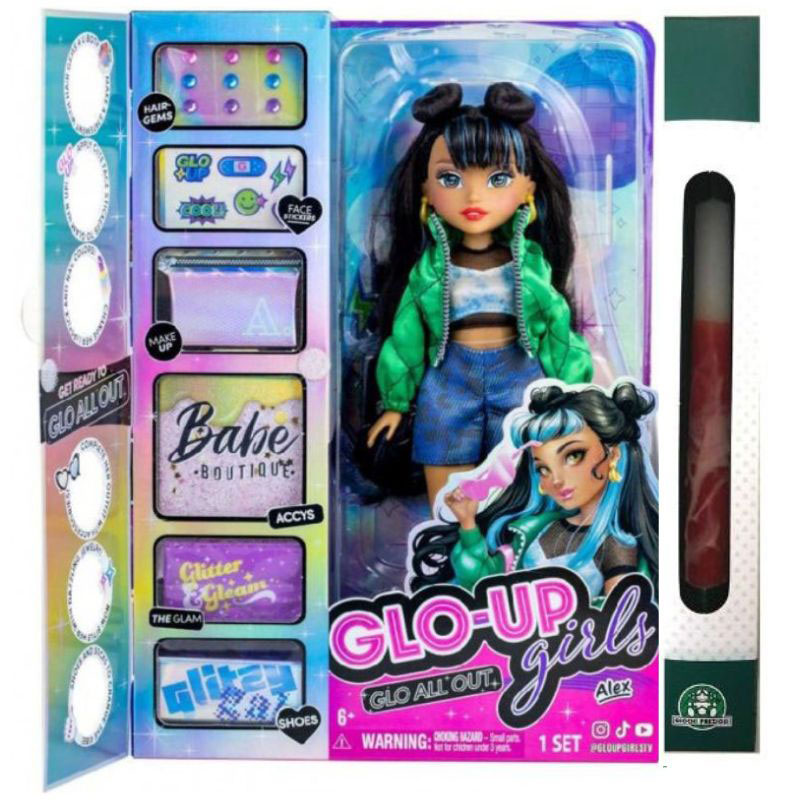 Λαμπάδα Giochi Preziosi Glo-Up Girls Κούκλα Μόδας Alex