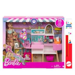 Λαμπάδα Mattel Barbie Μαγαζί Για Κατοικίδια GRG90