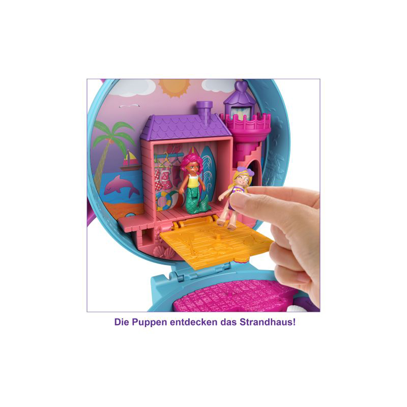 Mattel Polly Pocket Μίνι Ο Κόσμος της Polly Σετ Dolphin Beach