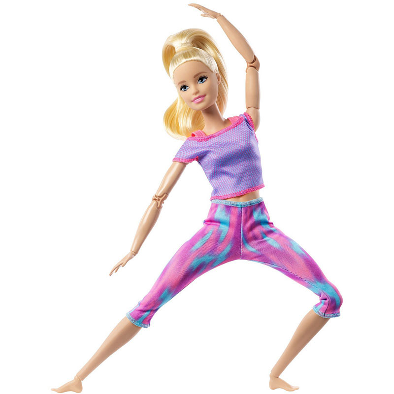 Mattel Barbie Νέες Αμέτρητες Κινήσεις Long Blonde Ponytail