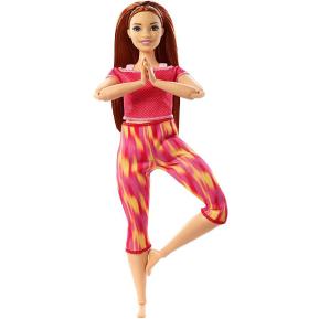 Mattel Barbie Νέες Αμέτρητες Κινήσεις Long Straight Red Hair