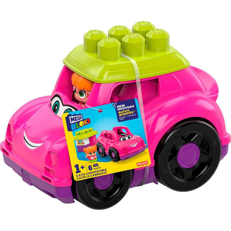 MEGA Bloks® Μεγάλο Αυτοκίνητο Catie Convertible Pink Car