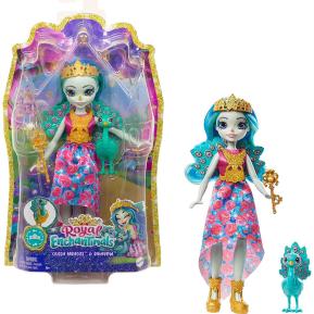 Mattel Enchantimals Royals Queen Μεγάλη Κούκλα Paradise and Rainbow 20cm