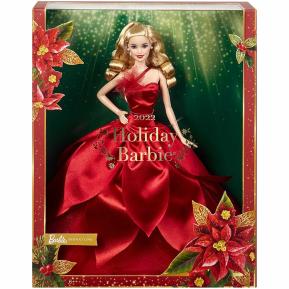 Mattel Barbie Συλλεκτική Κούκλα Barbie Signature 2022 Holiday Ξανθά Μαλλιά