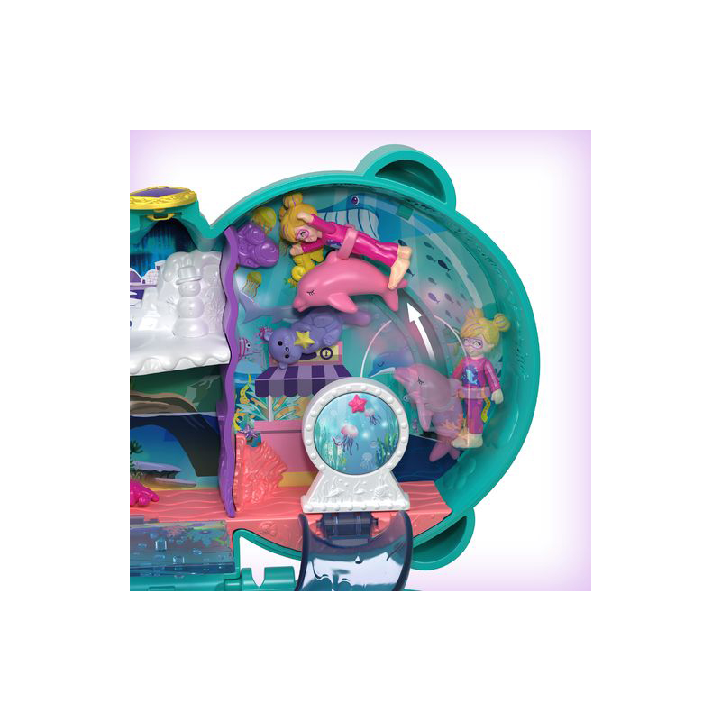 Mattel Polly Pocket Μίνι Ο Κόσμος της Polly Σετ Otter Aquarium Compact