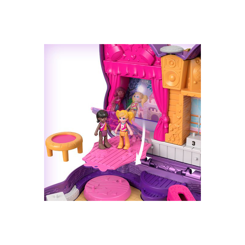 Mattel Polly Pocket Μίνι Ο Κόσμος της Polly Σετ Sparkle Stage Bow Compact