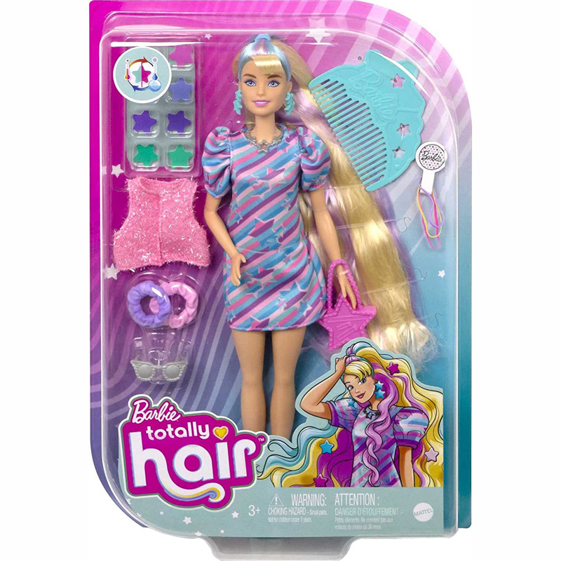 Mattel Barbie Totally Hair - Stars HCM88