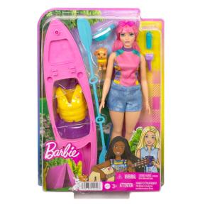 Mattel Barbie Camping Daisy Σετ με Κανό HDF75