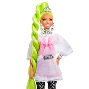Mattel Barbie Extra Doll Neon Green Hair HDJ44