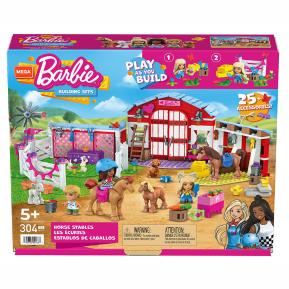 MEGA™ Barbie® Τουβλάκια Barbie Φάρμα με Άλογα 304 τμχ HDJ87