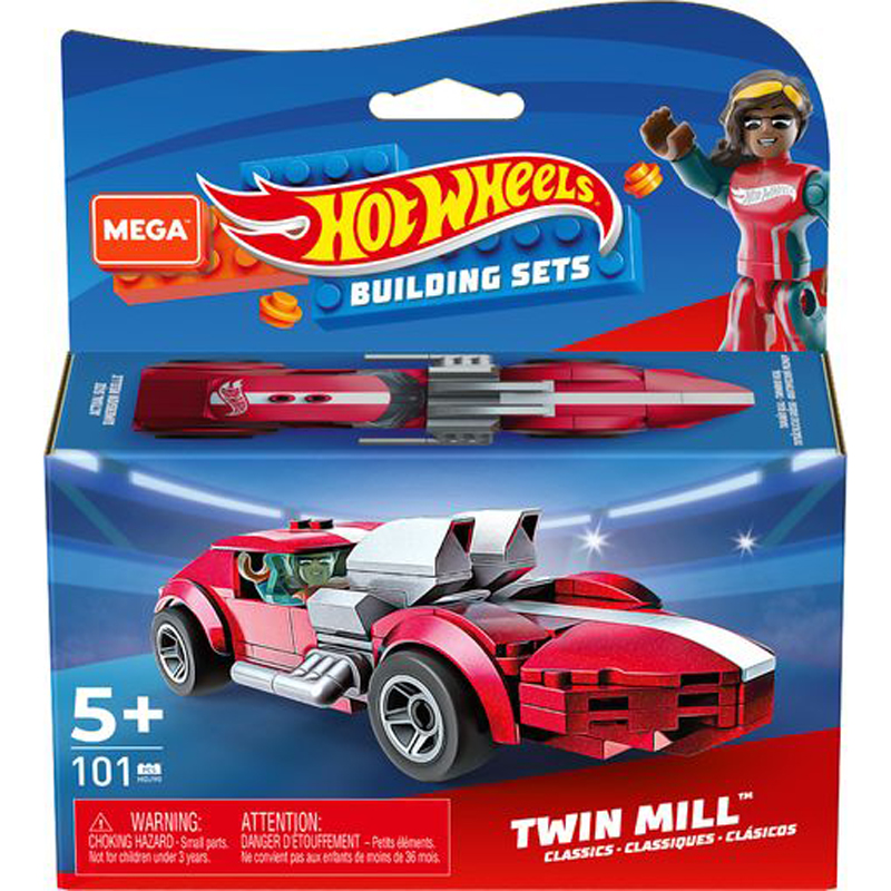 MEGA™ Hot Wheels® Racers Twin Mill Red 101 τμχ.