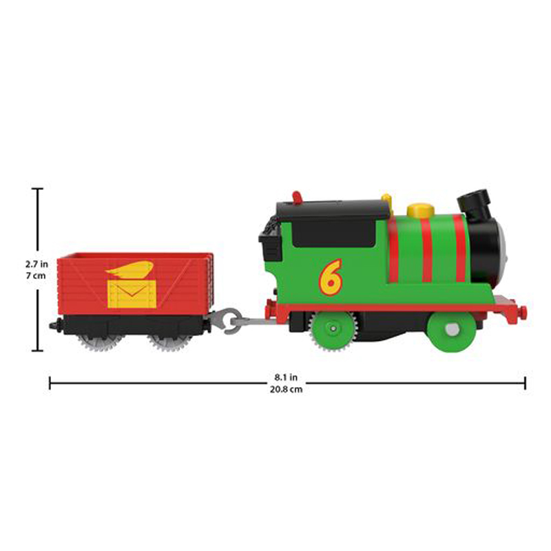 Fisher Price Thomas The Train Τόμας Μηχανοκίνητα Τρένα με Βαγόνι - Percy