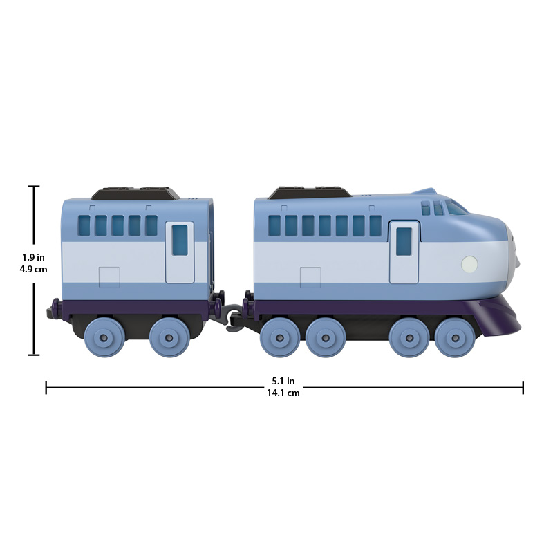 Fisher Price Thomas The Train Τρένο push-along Kenji με Βαγόνι