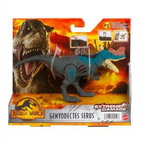 Mattel Jurassic World Extreme Damage Φιγούρες Δεινοσαύρων με σπαστά μέλη Genyodectes Serus