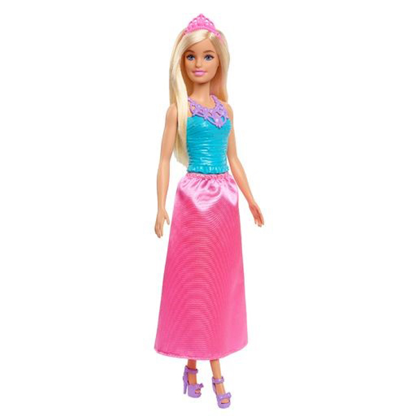 Mattel Barbie Πριγκιπικό Φόρεμα Γαλάζιο-Ροζ