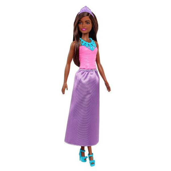 Mattel Barbie Πριγκιπικό Φόρεμα Ροζ-Μωβ