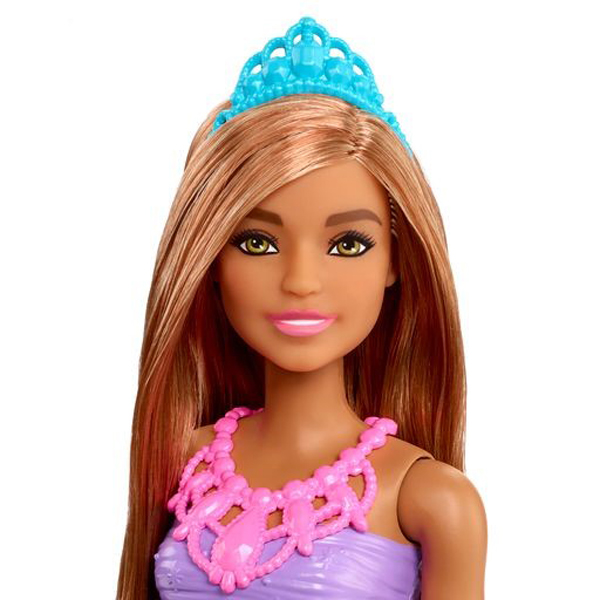 Mattel Barbie Πριγκιπικό Φόρεμα Μωβ-Γαλάζιο