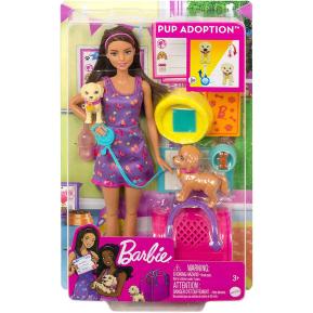 Mattel Barbie Κουταβάκια Καστανά Μαλλιά HKD86