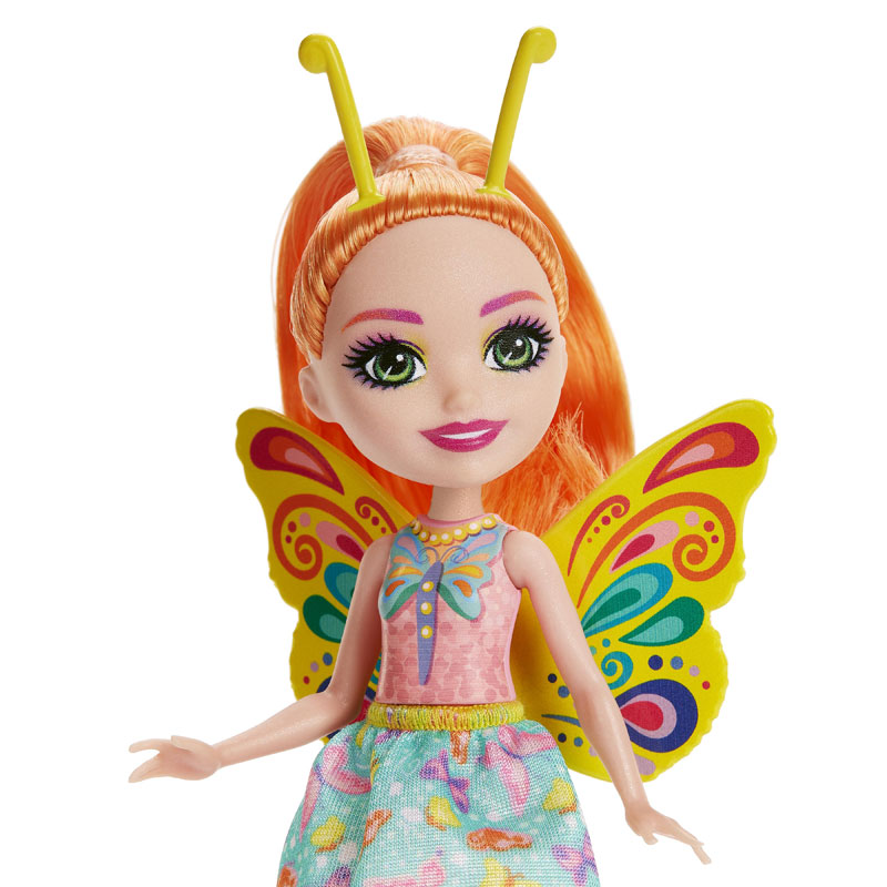 Mattel Enchantimals™ City Tails - Κούκλα & Ζωάκι Φιλαράκι - Belisse Butterfly & Dart