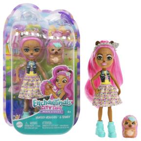 Mattel Enchantimals™ City Tails - Κούκλα & Ζωάκι Φιλαράκι - Hensley Hedgehog & Spiney