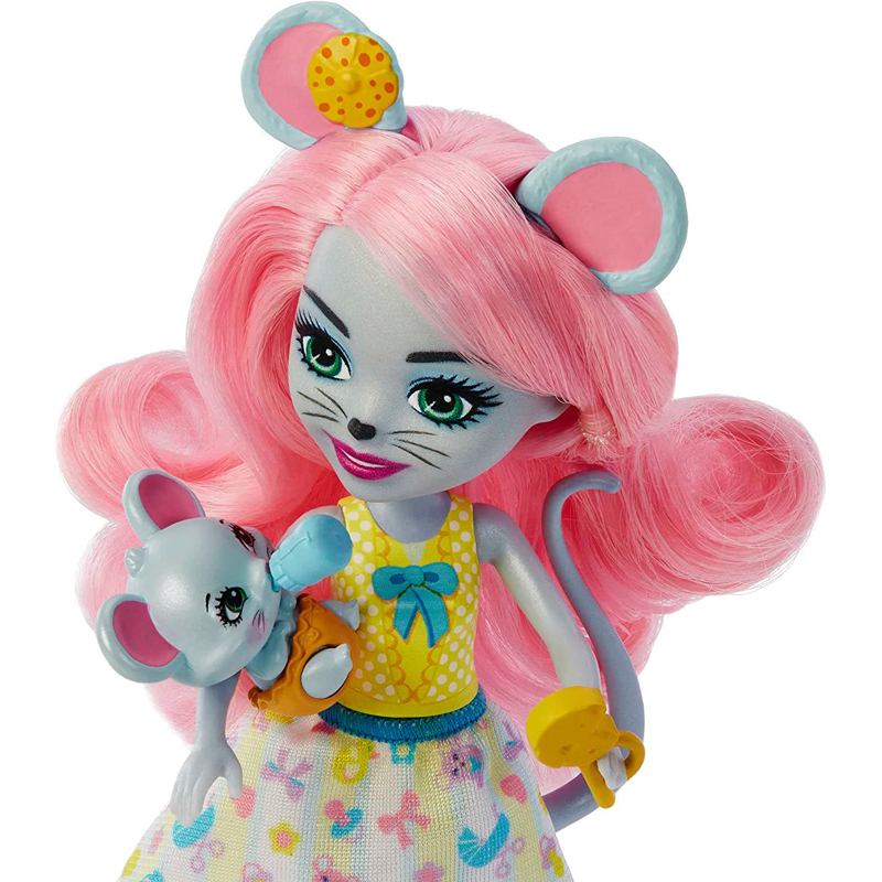 Mattel Enchantimals  Citytails Mouse Baby Buggy - Βόλτα με το ποντικάκι HKR57