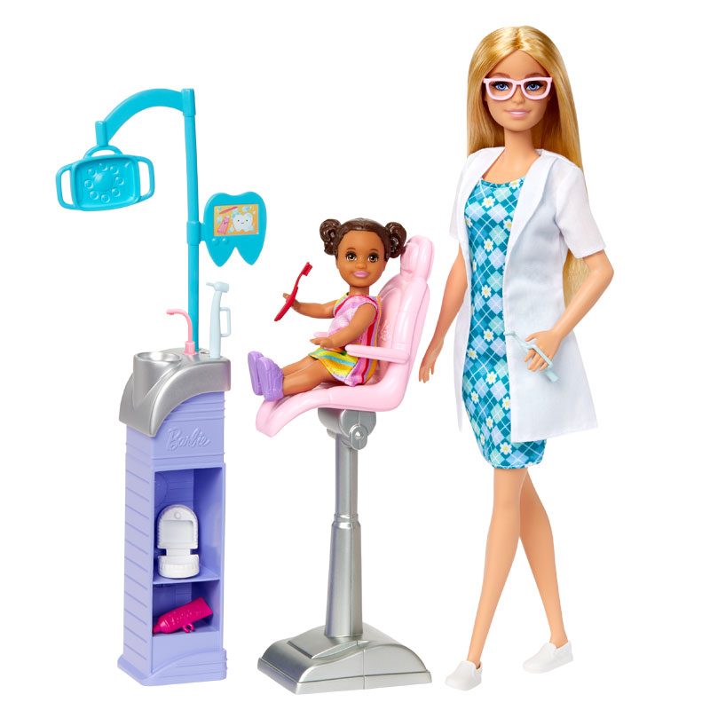 Mattel Barbie Σετ Επαγγέλματα Οδοντίατρος Ξανθιά