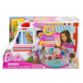 Mattel Barbie Νεά Κινητή Κλινική-Ασθενοφόρο HKT79