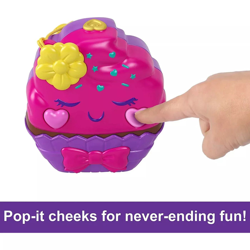Mattel Polly Pocket Μίνι Ο Κόσμος της Polly Σετ Something Sweet Cupcake Compact