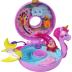 Λαμπάδα Mattel Polly Pocket Μίνι Σετ Sparkle Cove Adventure Unicorn Floatie Compact