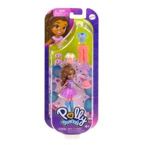 Mattel Polly Pocket - Νέα Κούκλα με μόδες Mini pack Lama Fashion