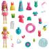 Mattel Polly Pocket - Νέες Κούκλες με μόδες μεγάλο pack Fruity Pool Fun Fashion Pack