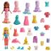 Mattel Polly Pocket - Νέες Κούκλες με μόδες μεγάλο pack Seashine Mermaid Fashion Pack