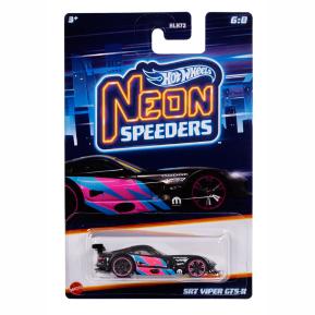 Mattel Hot Wheels Αυτοκινητάκια Neon Speeders STR Viper GTS-R 6/8