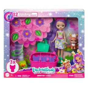 Mattel Enchantimals City Baby BFFS - Κούκλα & Ζωάκια φιλαράκια έκπληξη Danessa Deer & Sprint