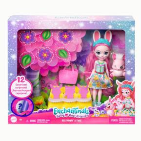 Mattel Enchantimals City Baby BFFS - Κούκλα & Ζωάκια φιλαράκια έκπληξη Bree Bunny & Twist