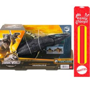 Λαμπάδα Mattel Jurassic World Δεινόσαυροι με κινούμ.μέλη, λειτούρ επίθεσης & ήχους Kronosaurus