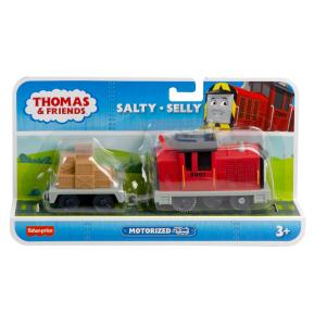 Fisher Price Thomas The Train Τόμας Μηχανοκίνητα Τρένα με Βαγόνι - Salty