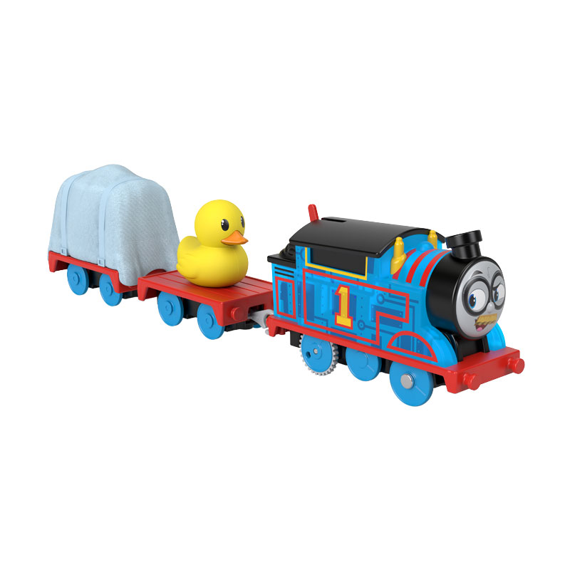 Fisher Price Thomas The Train - Μηχανοκίνητα Τρένα Με 2 Βαγόνια Secret Agent Thomas