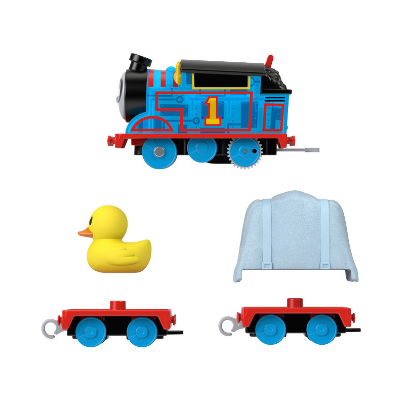 Fisher Price Thomas The Train - Μηχανοκίνητα Τρένα Με 2 Βαγόνια Secret Agent Thomas