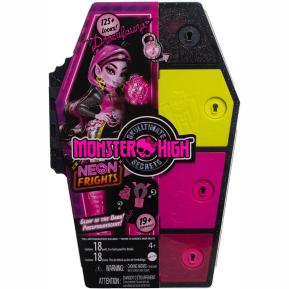 Mattel Κούκλα Monster High Neon Frights Draculaura HNF78