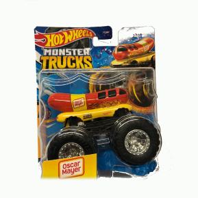 Mattel Hot Wheels Οχήματα Monster Trucks Oscar Mayer (FYJ44)
