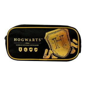 Blue Sky Studios Hogwarts Shield Κασετίνα Βαρελάκι με 1 Θήκη σε Μαύρο χρώμα HP149199