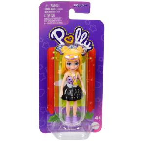 Mattel Polly Pocket Κούκλα με αξεσουάρ - Polly φόρεμα λιλά/μαύρο