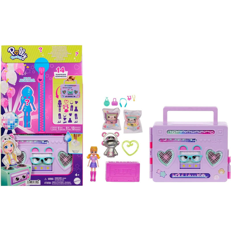 Mattel Polly Pocket Disko Fashion Reveal Σετ - HRD65