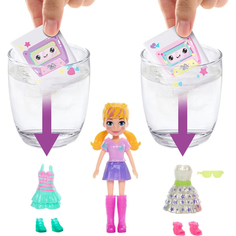 Mattel Polly Pocket Disko Fashion Reveal Σετ - HRD65