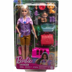 Mattel Barbie Διασώστρια Άγριων Ζώων HRG50